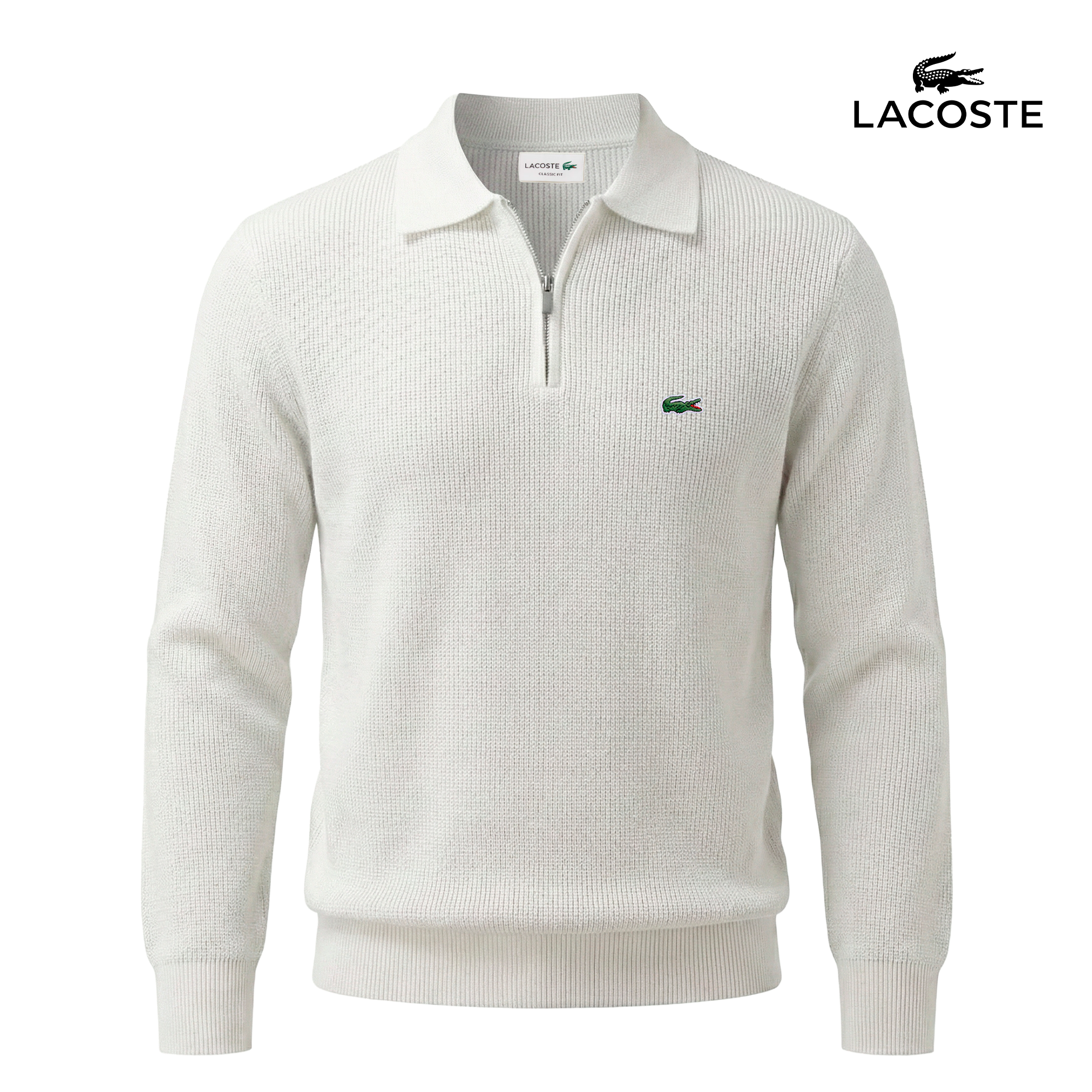 Maglione classico con cerniera Ashford